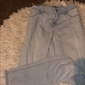 Girl size light washes skinny jeans